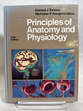 Principles of Anatomy and Physiology~ Gerard Tortora 1987 HC (FC211-4Q912